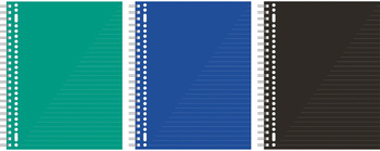 8712127041775 - Kangaro collegeblok assorti (3 stuks)