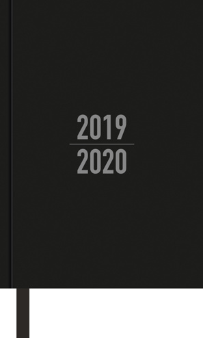 8712127040273 - Kangaro A6 schoolagenda 2019-2020 zwart