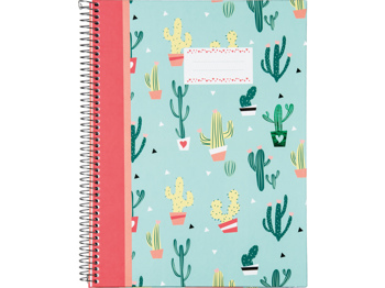 8712127041140 - Cactus spiraalblok hardcover A5 lijn