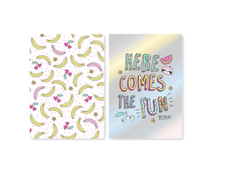 8712127041577 - Summer schrift fun A4 assorti (2 stuks)