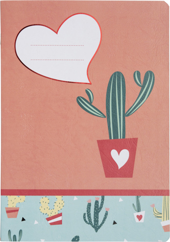 8712127041720 - Cactus schrift A4 lijn (2 stuks)