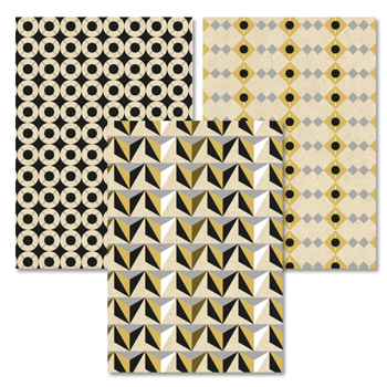 8712127047531 - Kraft geometric schrift A4 ruit (3 stuks)