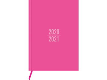 8712127052566 - Kangaro A5 schoolagenda 2020-2021 roze