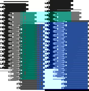 8712127055796 - Kangaro collegeblok assorti (3 stuks)