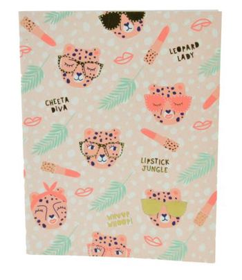 8712127056267 - Palms & pizza schrift A5 lijn luipaard