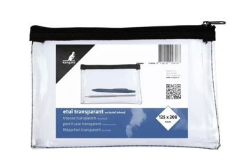 8712127098267 - Kangaro Etui transparant 125x200mm zwarte rits
