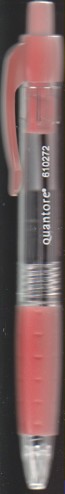 8712453046062 - Balpen Quantore Grip drukknop rood medium