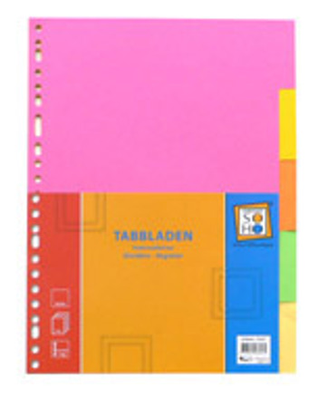 8713261036474 - Tabbladen 23-rings 5 delig karton