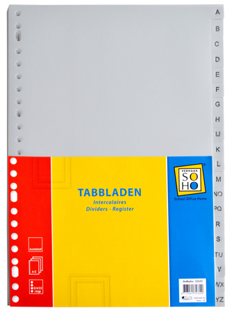 8713261757690 - Tabbladen 23-rings a-z