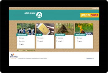 8717247011691 - (ECK) Profiel groen Actief in de natuur online mat (91532)
