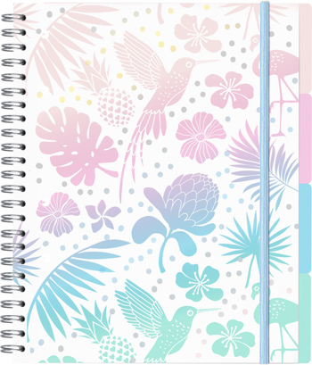 8717399907347 - Pretty Paradise collegeblok A4 4-in-1 met 4 PP tabladden