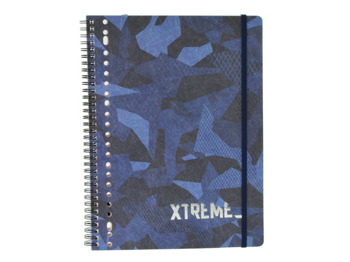 8717399919258 - Xtreme strong college blok A5 blauw