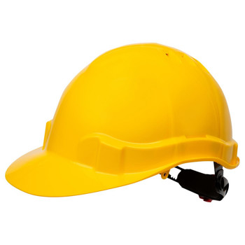 8718249038440 - Veiligheidshelm geel met draaiknop m-safe mh6010