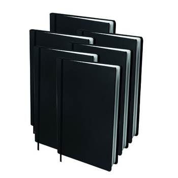 8718776113016 - Rekbare boekenkaft zwart - (6 stuks)