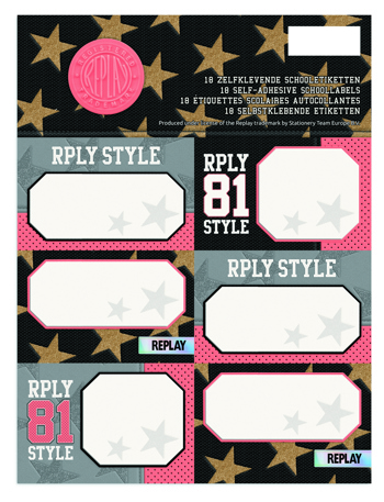 8718803055760 - Replay Stars etiketten