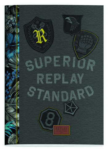 8718803055944 - Replay boys A4 schrift lijn
