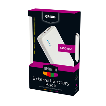 8718969122665 - Grixx Optimum external battery 4400mAh