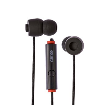 8719274669531 - Grixx hoofdtelefoon in-ear zwart
