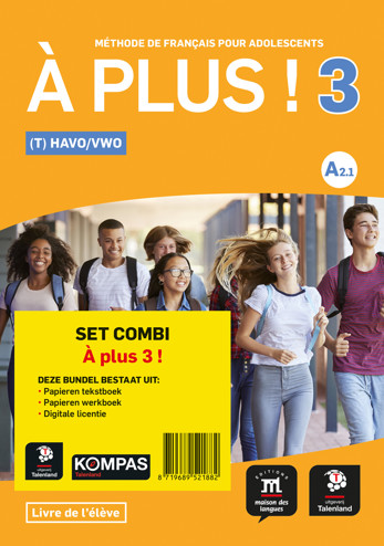8719689521882 - À plus ! 3 Set Combi havo/vwo livre + cahier + digitaal