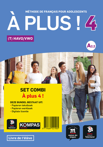 8719689521905 - À plus ! 4 Set Combi havo/vwo livre + cahier + digitaal