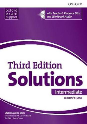 9780194504676 - Solutions intermediate teacher's book + resource disc pack