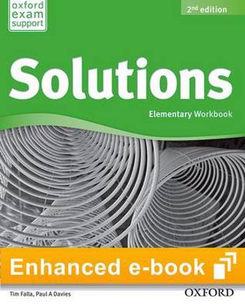 9780194555654 - Solutions elementary workbook e-book card with access code
