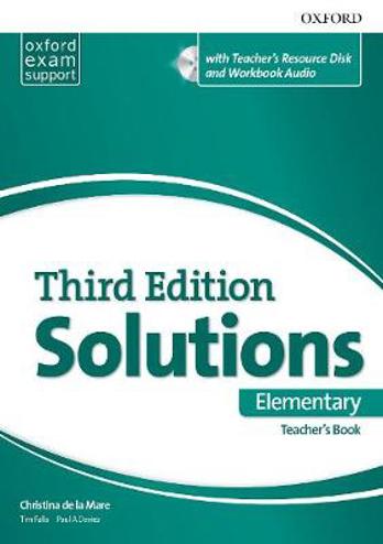 9780194562010 - Solutions elementary teacher's book + resource disc pack