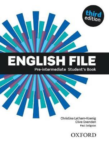 9780194598576 - English file pre-intermediate student's book