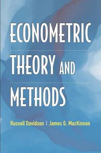 9780195123722 - Econometric Theory And Methods