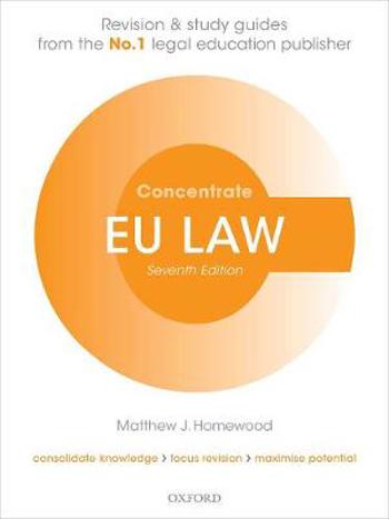 9780198854999 - EU Law Concentrate: Law Revision and Study Guide