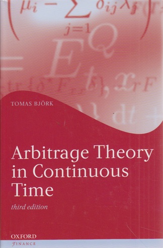 9780199574742 - Arbitrage theory in continuous time