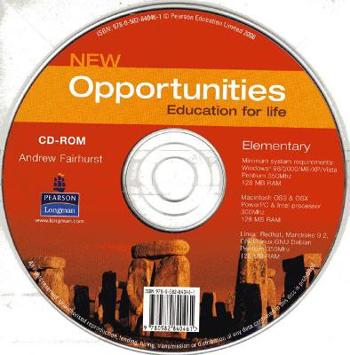 9780582840461 - New opportunities elementary cd-rom
