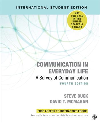 9781071808238 - Communication in Everyday Life: A Survey of Communication (International Student Edition)