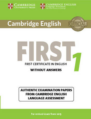 9781107668577 - Cambridge English First 1 for Revised Exam from 2015 Student's Book Without Answers