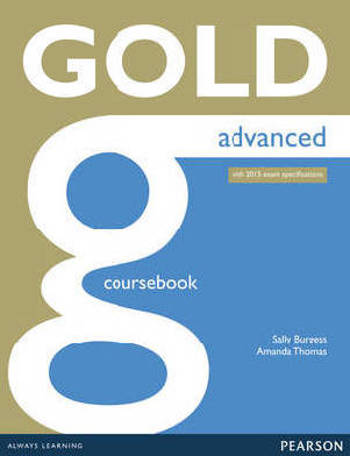 9781447907046 - Gold advanced coursebook