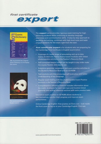 9781447929314 - Fce expert students' book (+ access code/cd-rom)