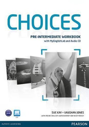 9781447935063 - Choices pre-intermediate workbook (+ pincode pack) (benelux)