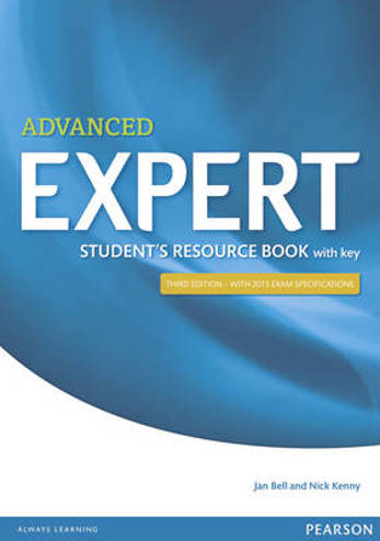 9781447980605 - Advanced expert student's resource book with key