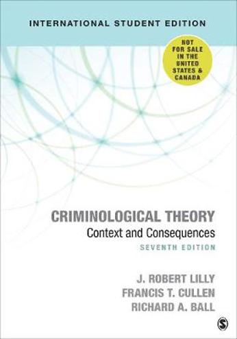9781544327891 - Criminological Theory