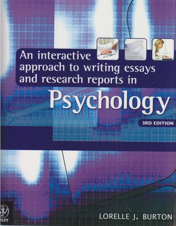 9781742166490 - Interactive approach to writing essays and research reports in psychology