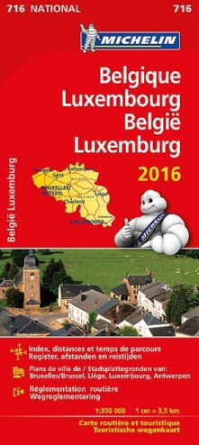 9782067210981 - Michelinkaart 11716 Belgie, Luxemburg 2016