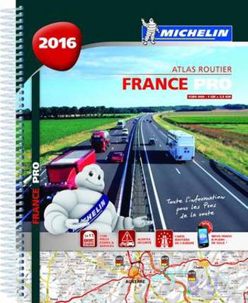 9782067211704 - Michelin atlas 20800 routier France PRO 2016
