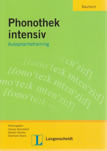 9783126063852 - Phonothek intensiv: Aussprachtraining Arbeitsbuch