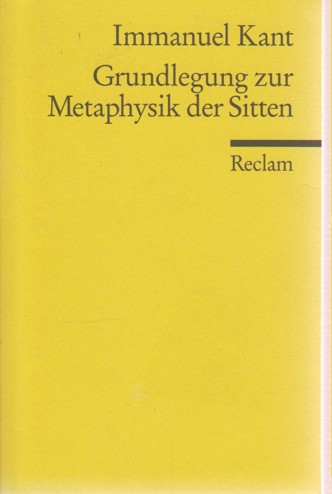 9783150045077 - Grundlegung zur metaphysik der sitten