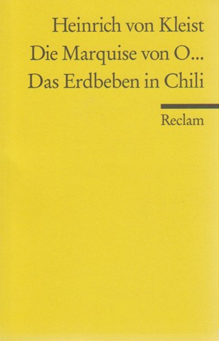 9783150080023 - Die marquise von o.... / das erdbeben in chili