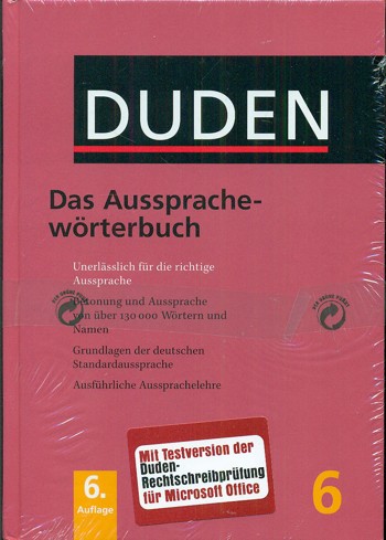 9783411040667 - Duden 6: aussprachewörterbuch