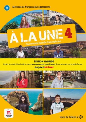 9788419236784 - À la une (version internat) 4 B1 livre de l'élève édition hybride