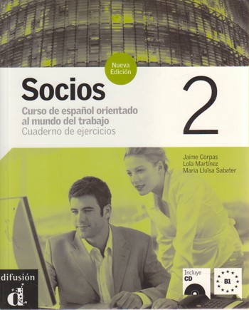 9788484434191 - Socios - Nueva Edición 2 cuaderno de ejercicios + CD audio