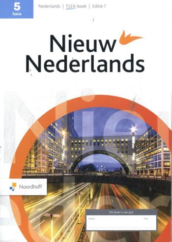 9789001022617 - Nieuw Nederlands ed 7.0 havo 5 FLEX boek (incl. literatuur)