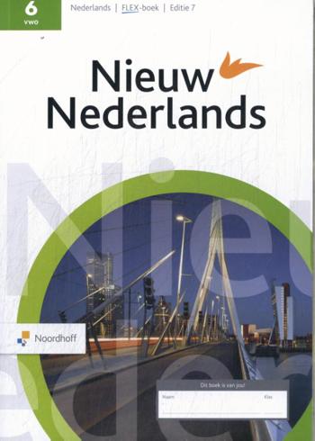 9789001022648 - Nieuw Nederlands ed 7.0 vwo 6 FLEX boek (incl. literatuur)